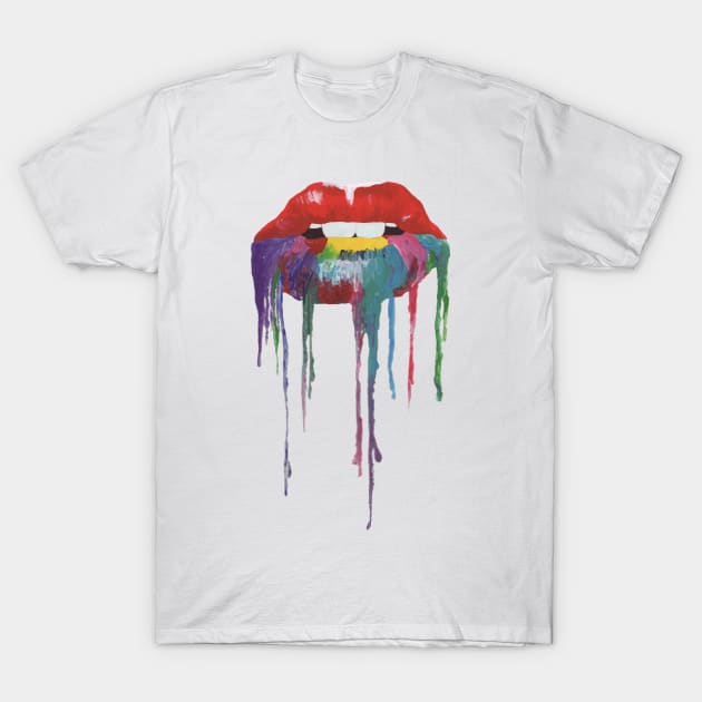 Kiss Art T-Shirt by EstrellaNicolas